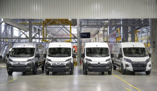 Stellantis fertig auch die Brennstoffzellenvarianten seiner großen Transporter Citroën ë-Jumper, Fiat E-Ducato, Opel resp.Vauxhall Movano Electric und Peugeot E-Boxster in industrieller Serienproduktion.