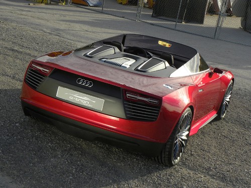 Audi E-tron Spyder.