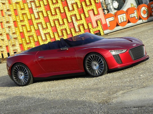 Audi E-tron Spyder.