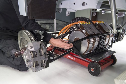 Cupra e-Racer: Vier Elektromotoren treiben die Hinterräder.