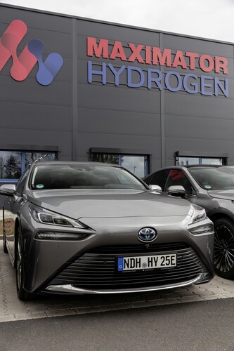 Das thüringische Unternehmen Maximator Hydrogen setzt in seinem Firmenfuhrpark zehn Toyota Mirai ein.