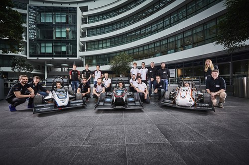 Die von BMW unterstütztten Teams der Formula Student Germany.
