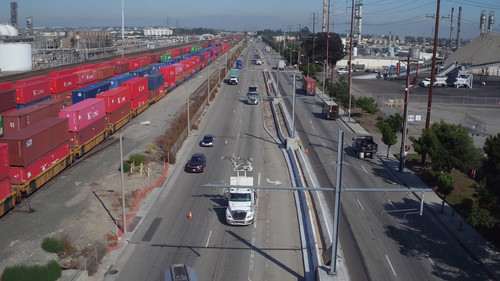 E-Highway-Teststrecke in Kalifornien.
