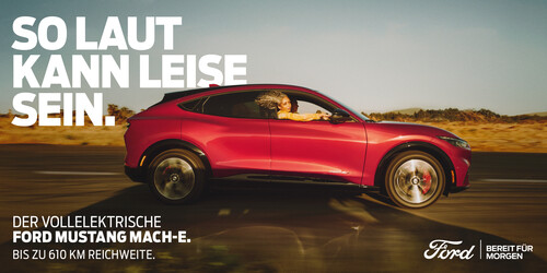 Ford-Werbekampagne für den Mustang Mach-E.