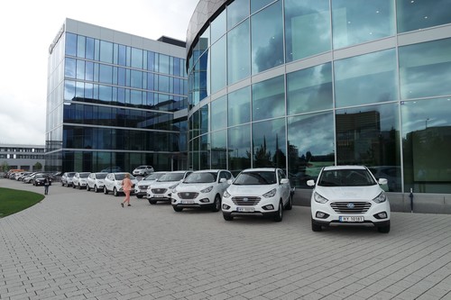 Hyundai ix35 Fuel Cell in Offenbach: Hauptquartier für die europäische und die deutsche Gesellschaft.