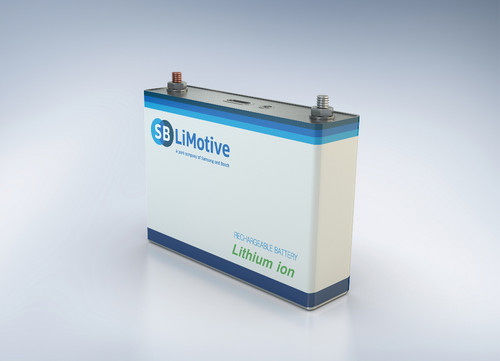 Lithiumionen-Batteriezelle von SB LiMotive.
