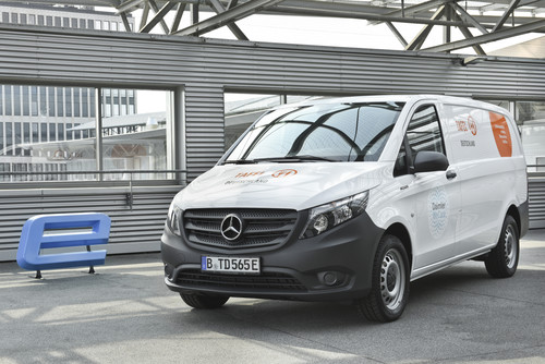 Mercedes-Benz e-Vito des Vereins Tafel Deutschland.