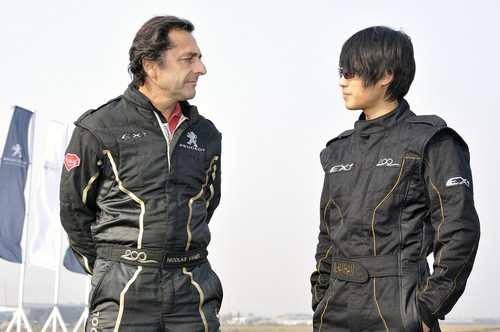 Nicolas Vanier und Han Han.