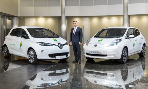 Renault Zoe, Nissan Leaf,  Carlos Ghosn, Präsident und Chief Executive Officer Renault.