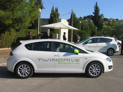 Seat Leon Twindrive Ecomotive und Altea XL Electric Ecomotive.