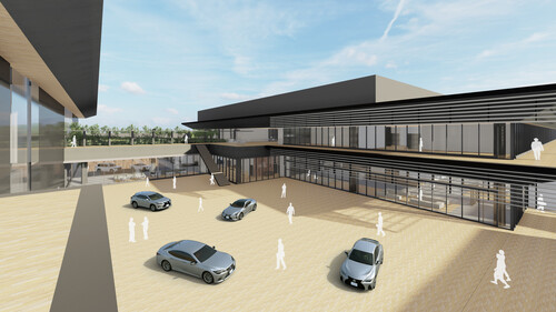 So soll das neue Lexus-Technologiezentrum im japanischen Shimoyama einmal aussehen.
