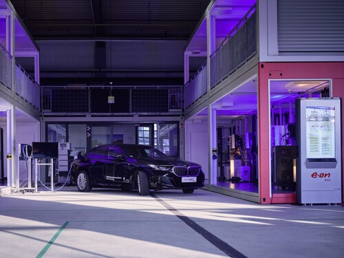 Test- und Innovationszentrum von Eon in Essen für Elektromobilität.