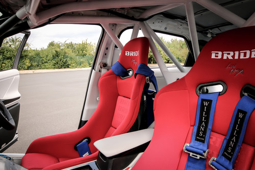 Toyota Mirai als Vorausfahrzeug für die ADAC-Rallye Deutschland.