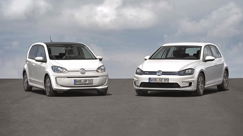 Volkswagen E-Up und E-Golf.