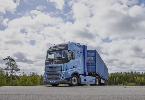 Volvo testet schwere Brennstoffzellen-Lkw.
